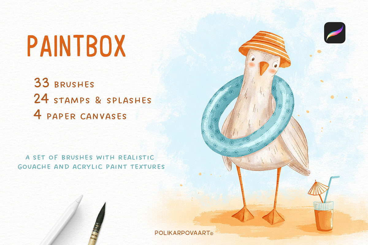 Paintbox - brushes Procreate