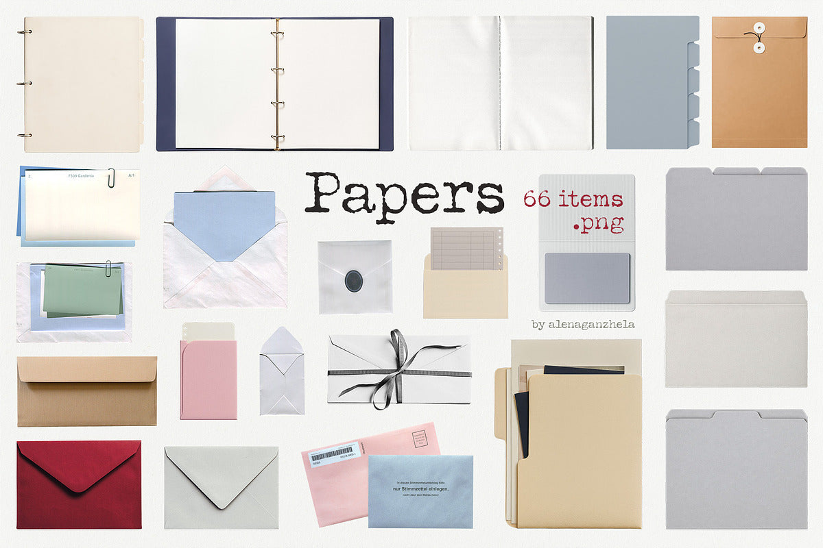 ARCHIVIST - trendy paper collage kit