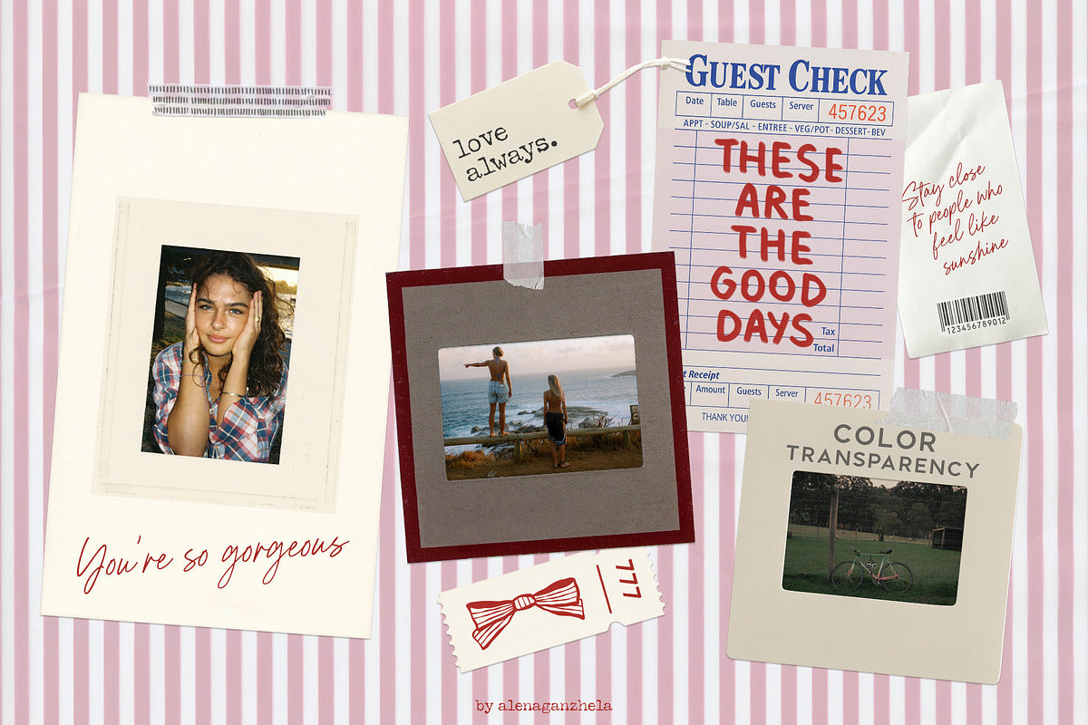 ARCHIVIST - trendy paper collage kit