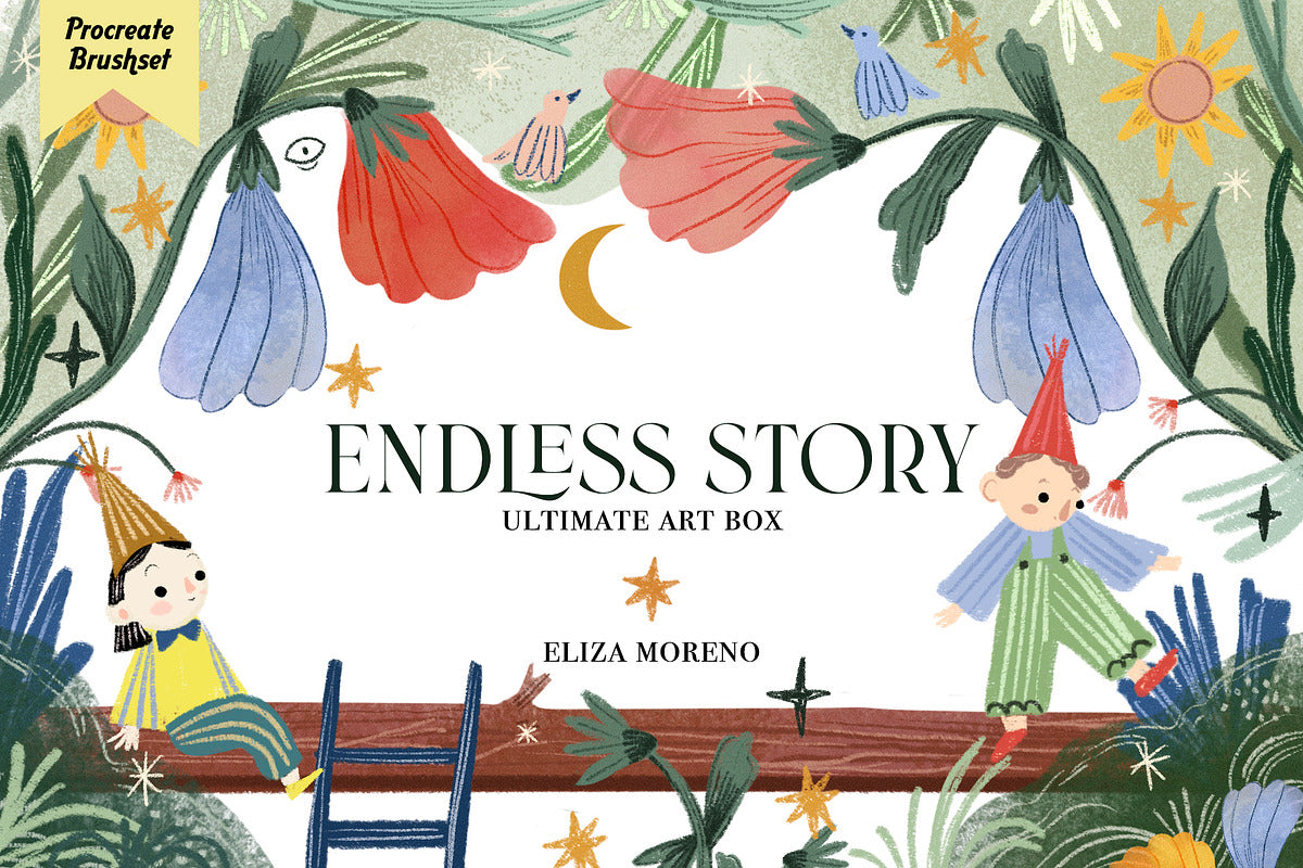 Endless story Procreate Brushes